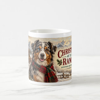 Café Taza de Navidad del Pastor Australiano | Navidad e