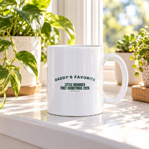 Café Taza de Navidad del pequeño reno favorito de papá