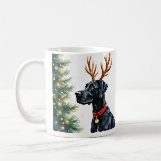 Café Taza de Navidad Gran Danés