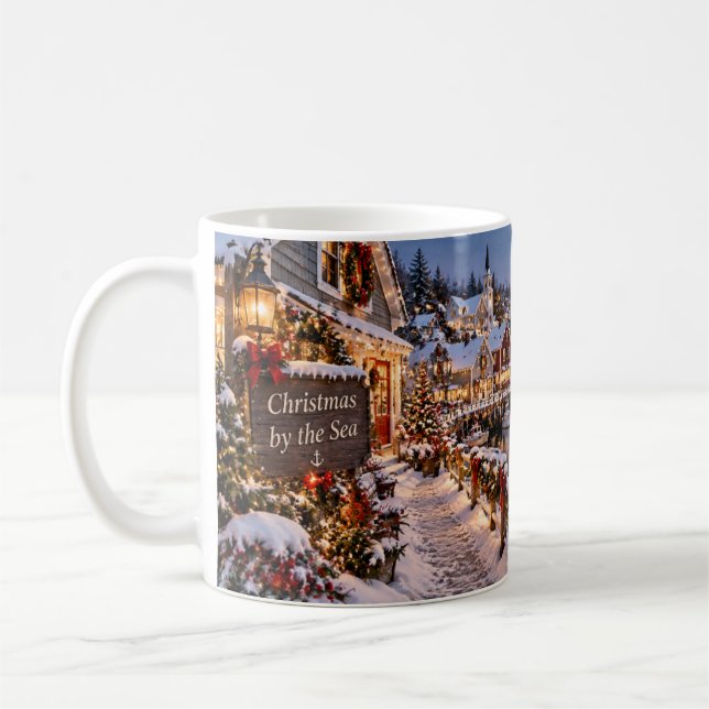 Café Taza de Navidad junto al Mar (Izquierda)