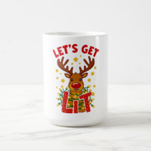 Taza de Navidad Let's Get Lit