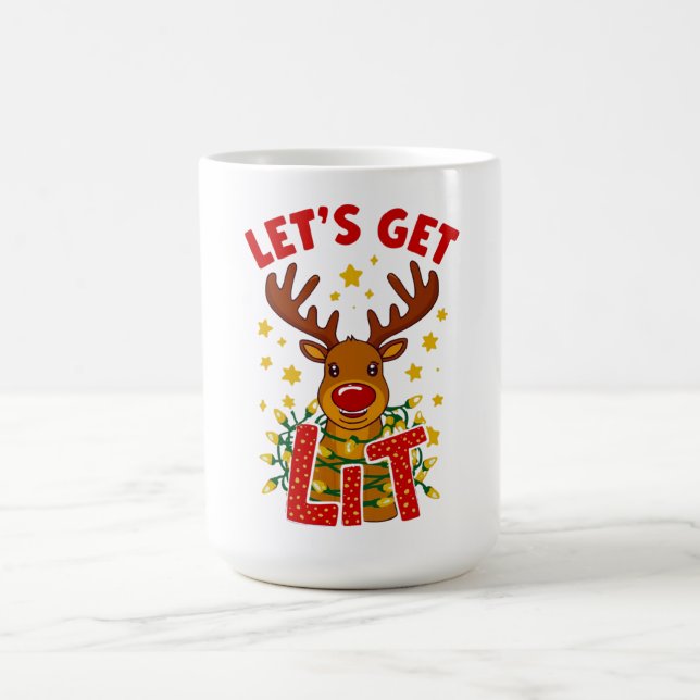 Café Taza de Navidad Let's Get Lit (Centro)
