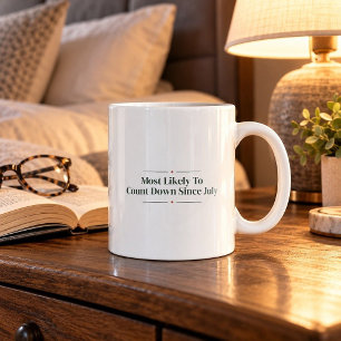 Café Taza de Navidad Más Propenso a Contar Desde Julio