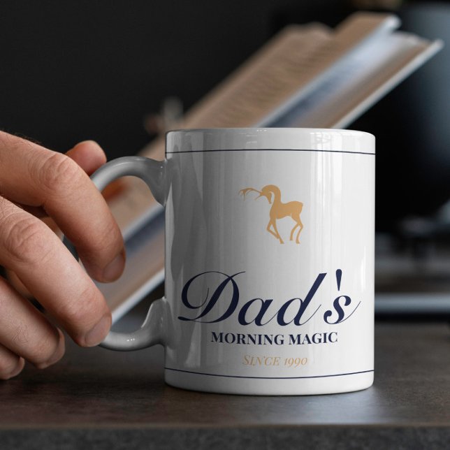 Café Taza de Navidad minimalista elegante personalizada (Subido por el creador)