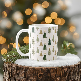 Café Taza de Navidad Minimalista Moderna
