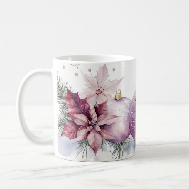 Café Taza de Navidad Personalizada con Nombre (Izquierda)