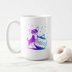 Café Taza de Navidad personalizada de Chihuahua