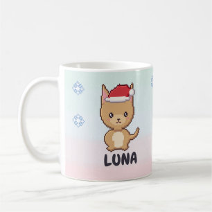 Café Taza de Navidad personalizada de Chihuahua