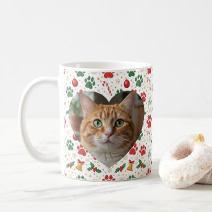 Café Taza de Navidad personalizada para mascotas con do