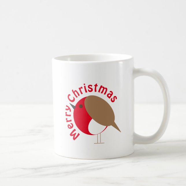 Café Taza de Navidad Robin (Derecha)