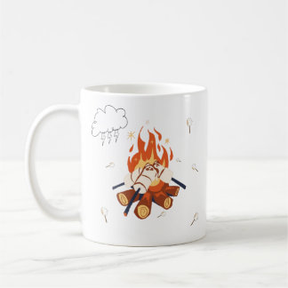 Café Taza de Navidad y Año Nuevo de Malvavisco