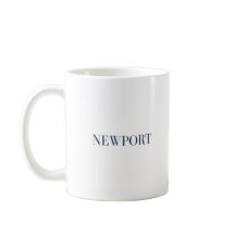 Taza de Newport RI - Regalo clásico costero de Nue
