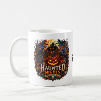 Café Taza de Noches Embrujadas de Halloween – Fiesta de