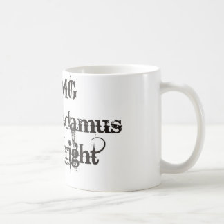 Café Taza de Nostramadus con la fuente fresca del