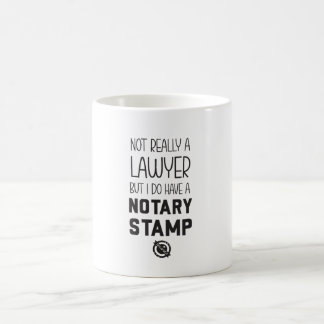 Café Taza de Notario Público No Abogado Divertida