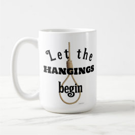 Café Taza de novedad para que comiencen las ejecuciones