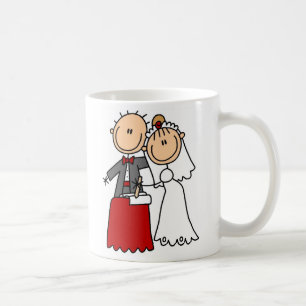 Café Taza de novia y del novio