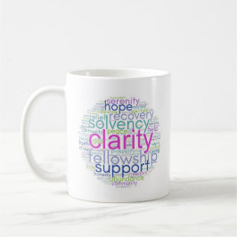 Café Taza de nube de palabras de D.A.