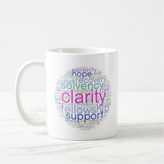Café Taza de nube de palabras de D.A.