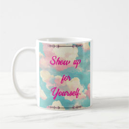 Café Taza De Nubes Rosadas De Amor Propio Presenta Para