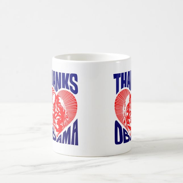 Café Taza de Obama 2 de las gracias (Centro)