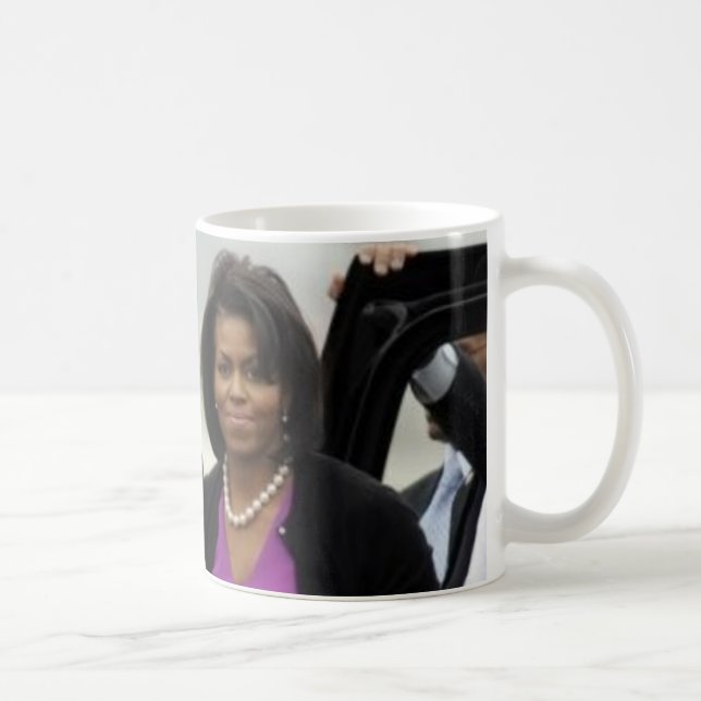 Café Taza de OBAMA y de MICHELLE (Derecha)
