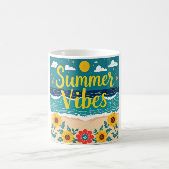 Café Taza de Océano Vibraciones de Verano (Centro)