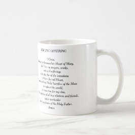 CAFÉ TAZA DE OFRECIMIENTO DEL REZO DE LA MAÑANA