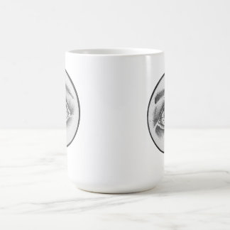 Café Taza de ojo de rectícula MBC blanca