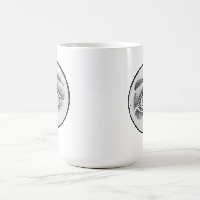 Café Taza de ojo de rectícula MBC blanca (Centro)