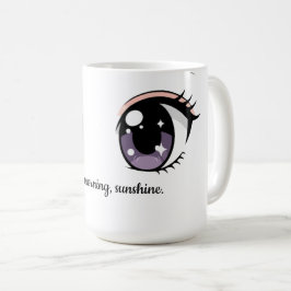 Café Taza de ojos lindos buenos días – Regalo divertido