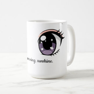 Café Taza de ojos lindos buenos días – Regalo divertido