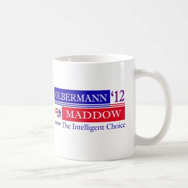 Café Taza de Olbermann Maddow 2012 (Derecha)