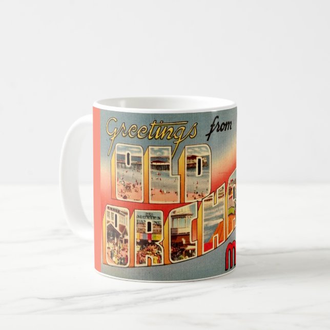Café Taza de Old Orchard Maine (Anverso izquierdo)