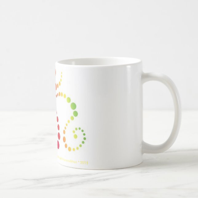 Café Taza de OM del ARCO IRIS (Derecha)
