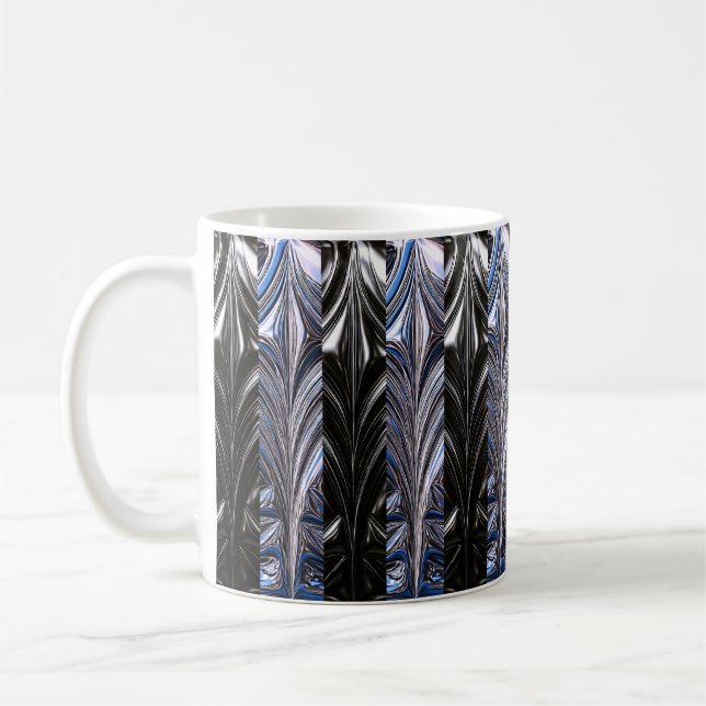Café Taza de Onda Abstracta (Izquierda)