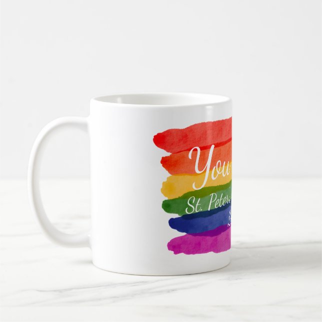 Café Taza de Orgullo "Tú Perteneces" (Izquierda)