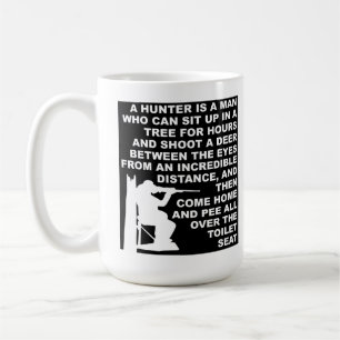 Café Taza de orina de cazador