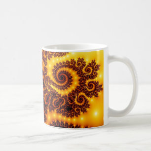 Café Taza de oro de la abundancia