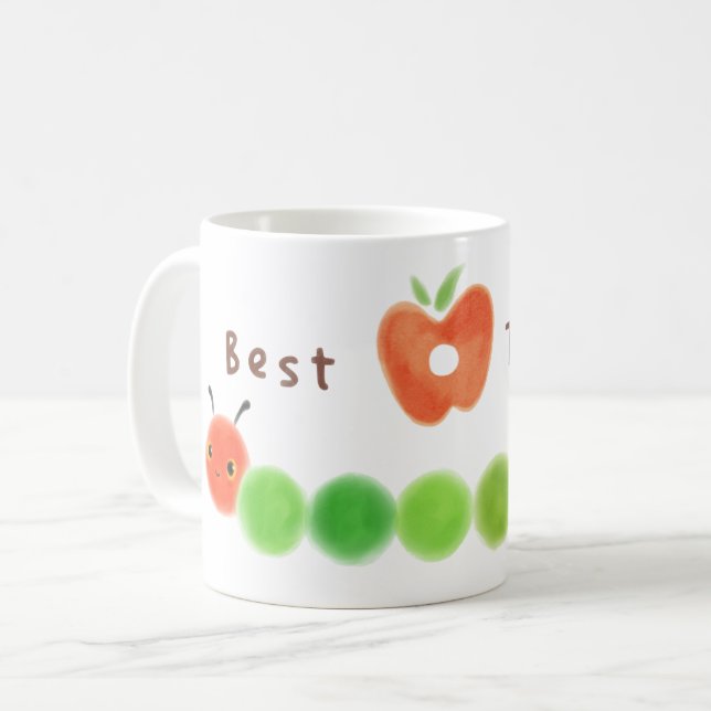 Café Taza de oruga para el mejor maestro  (Anverso izquierdo)