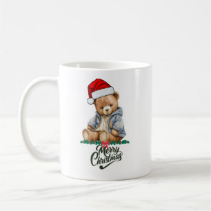 Café Taza de osito de peluche navideño adorable – Regal