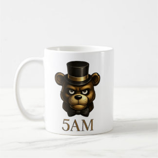 Café Taza de oso animatrónico de noche espeluznante