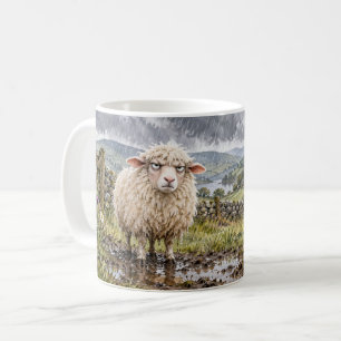 Café Taza de oveja divertida Baa Humbug
