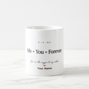 Café Taza de oxígeno de amor regalo para alma gemela ro