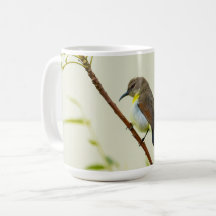 Taza de pájaro de la naturaleza