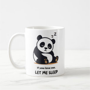 Café Taza de Panda Dormido Adorable