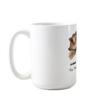 Taza de papel rasgado con gato atigrado adorable p