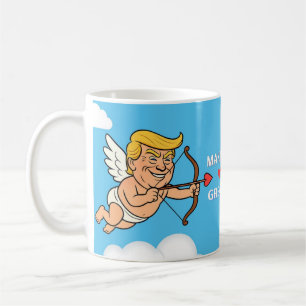 Café Taza de parodia divertida de Cupido - Haciendo el