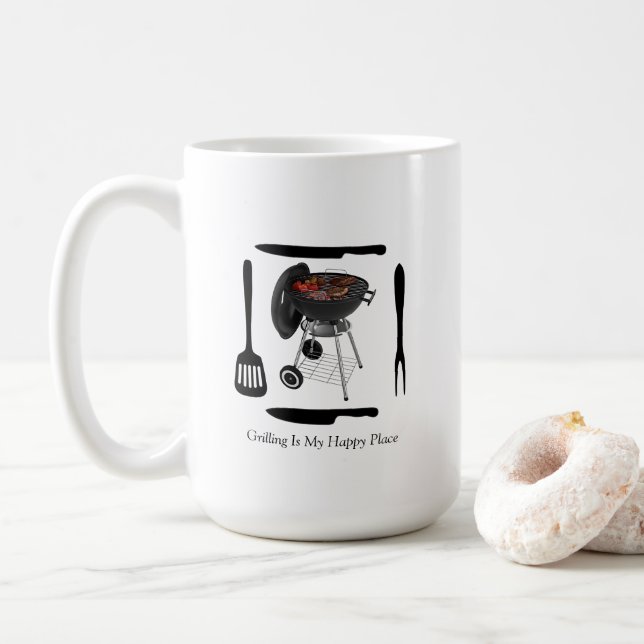 Café Taza de Parrilla (Con donut)