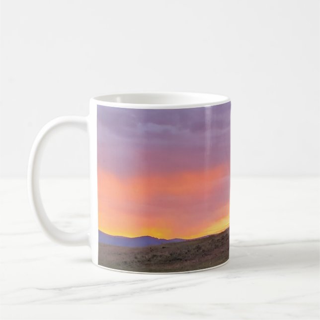 Café Taza de paseo al atardecer (Izquierda)